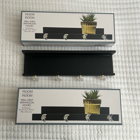 Crescent Moon Wall Shelves - Picture 2 of 6